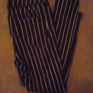 Hot topic denim striped skinny jeans